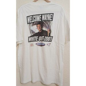 NHL Wayne Gretsky 2000-2001 Welcome Wayne Phoenix Coyotes T Shirt White Out XL